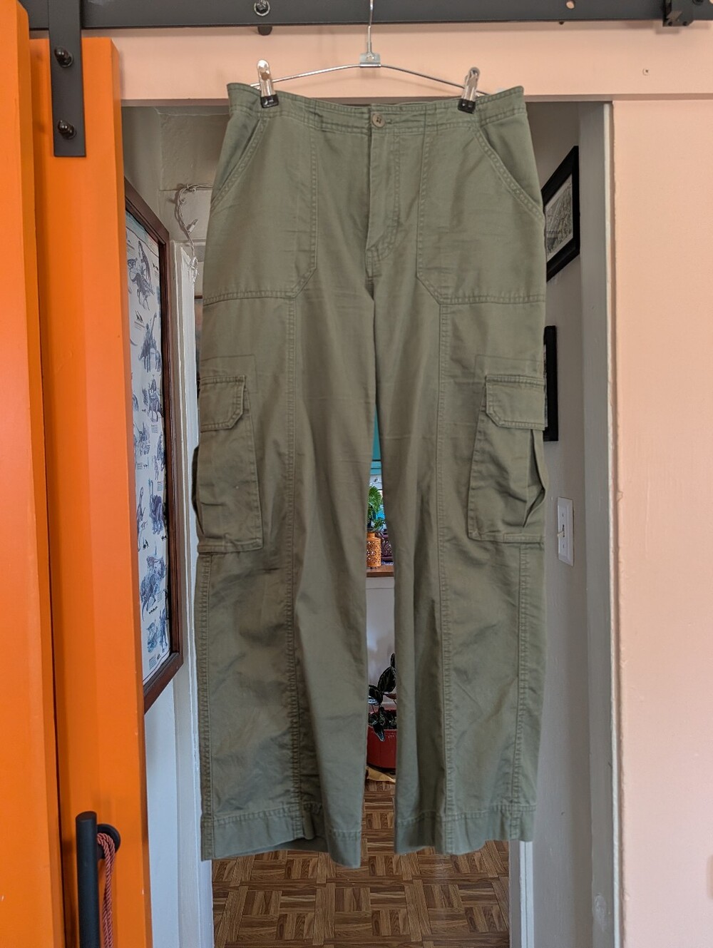 Abercrombie & Fitch Olive Utility Cargo Pants